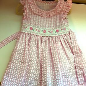 Pink and White Dress 24M in Perfect Conditions.